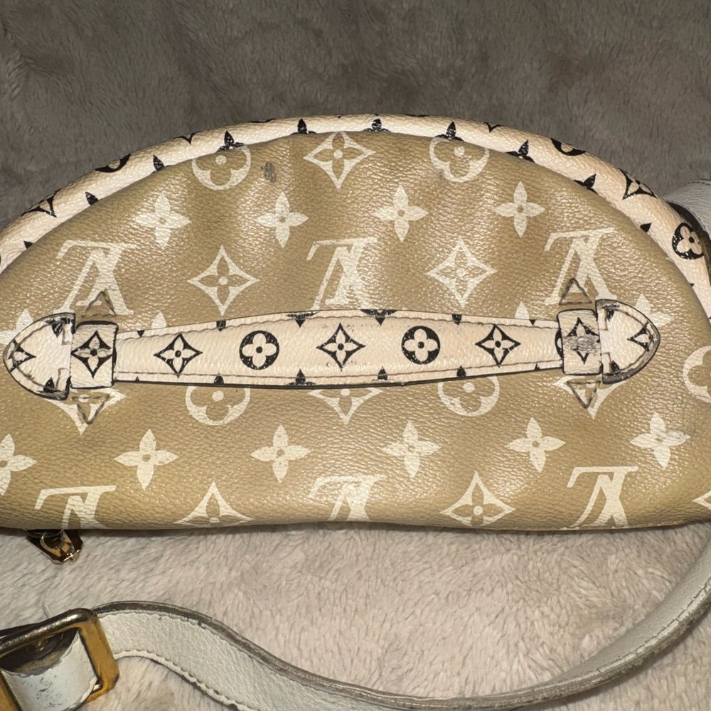 Louis Vuitton Giant Monogram Green and Cream Women's Bumbag - Picture 10 of 13